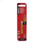 1" #0 Robertson Tip Yellow 2 Piece Screwdriver Bit-2/Pack