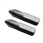 1" #2 Phillips S2 Steel Screwdriver Insert Bit-2/Pack