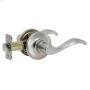 4-1\/2\" Privacy Satin Nickel Bristol Lever Set