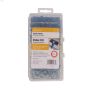 #6-8 x 3/4" SMS Blue Conical Plastic Anchor
