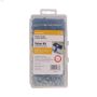 #8-10 x 7/8" SMS Blue Conical Plastic Anchor