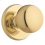 1-15\/16\" Bright Brass Fairfax Door Ball Knob Set