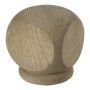 4" Pine Pressure Treated Algonquin Ball Top Post Cap