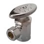 M-Line 3/8" Chrome Plated Brass Angled Shut-Off Valve
