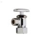 M-Line 3/8" x 5/8" Chrome Plated Brass Angled Shut-Off Valve