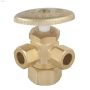 M-Line 3/8" x 3/8" x 5/8" Chrome Plated Shut-Off Valve