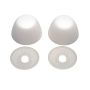 M-Line White Plastic Bolt Cap