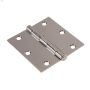 3\" x 3\" Chrome Full-Mortise Residential Door Butt Hinge