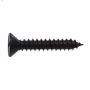 12" x 1-1/4" Black Wood Screw