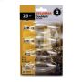 Clear 25 Watt Candelabra B10 Incandescent Bulb-4\/Pack