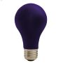 Black 60 Watt E26 Medium A19 Incandescent Bulb