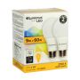 9 Watt A19 LED Bulb-2/Pack
