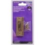3" Satin Brass Non Mortise Hinge-2/Pack