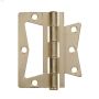 3-1/2" Brass Plated Non Mortise Hinge-2/Pack