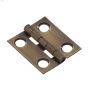 3\/4\" x 1\" Bright Brass Solid Brass Broad Hinge-4\/Pack