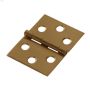 1-1\/2\" x 2\" Bright Brass Solid Brass Desk Hinge-2\/Pack