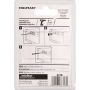 1" x 3/4" Bright Brass Solid Brass Narrow Hinge-4/Pack