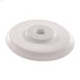 5-3\/8\" White Adhesive Cover-Up Wall Door Stop