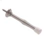 Satin Chrome Utility Spring Door Stop-2/Pack