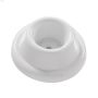 1-7/8" White Adhesive Wall Door Stop