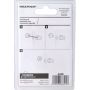 1-7/8" White Adhesive Wall Door Stop