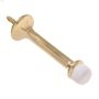 3" Brass Plated Standard Rigid Door Stop-2/Pack