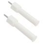 White Soft Jam Door Stop-2/Pack