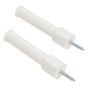 White Soft Jam Door Stop-2/Pack