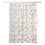 72" x 72" Metallic PEVA Gilly Dot Shower Curtain