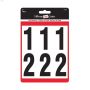 3\" Black On White Vinyl Numbers Kit