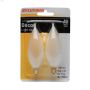 B10 40W Small Base Frosted Incandescent Bulb-2/Pack