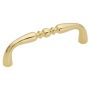 3" Polished Brass Conquest Door Pull/Handle