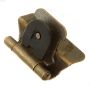 Charnière démontable 2x autofermeture, acier laiton antique