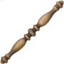 3" Antique Brass Cavalier Door Pull