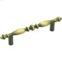 3" Antique Brass Cavalier Door Pull