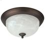 Signature 13" Alabaster Flushmount