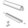 8' Top & Bottom Rail For Glass