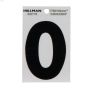 3\" Black On Silver Mylar Reflective Letter