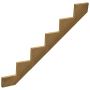 10" x 2" Pressure Treated 6-Step Stair Stringer