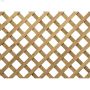 4' x 8' Pressure Treated Wood Brown Regular Lattice