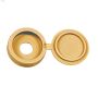 0.19\" x 1\/4\" Nylon Beige Screw Cover-2\/Pack