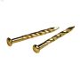 7\/8\" Brass Plated Metal Trim Nail