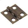 2" x 1-3/8" Brass Solid Brass Broad Hinge-2/Pack