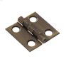 2\" x 1-3\/8\" Brass Solid Brass Broad Hinge-2\/Pack