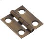 2" x 1" Solid Brass Narrow Hinge-2/Pack