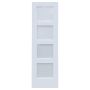 Porte apprêtée Shaker en pin 24" x 80"