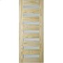 33\" x 84\" Natural Milan 7-Lite Barn Interior Door