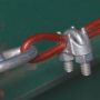 Attache à corde à fils plaquée zinc 1/2"