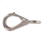 3\/4\" x 3-1\/4\" Stainless Steel Fixed Eye Quick Snap