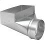 4\" x 10\" x 5\" Galvanized 30 ga. Angle Boot